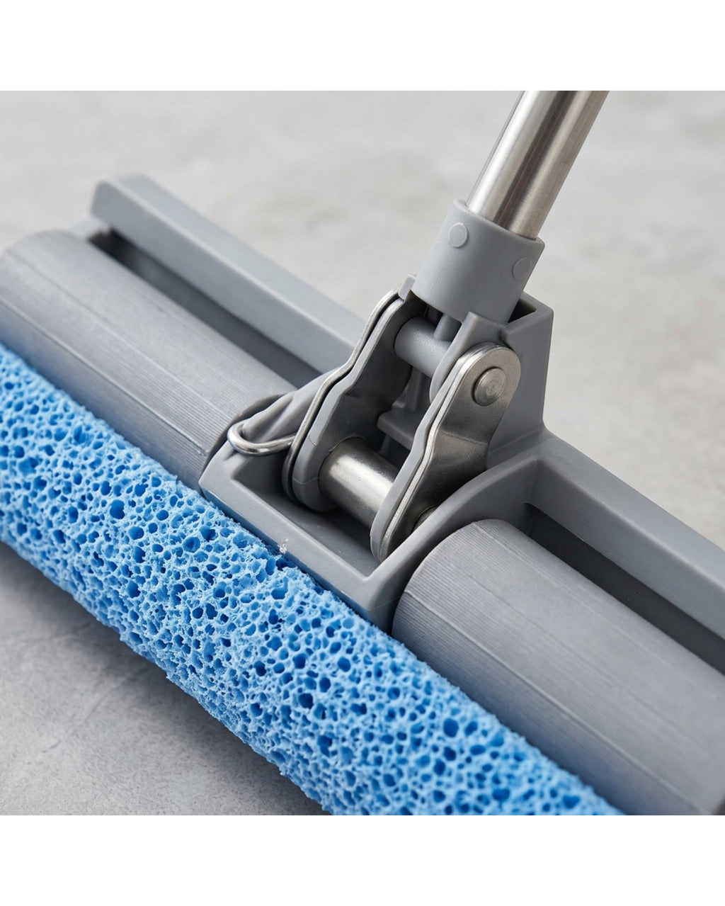 Rglwx Double Roller PVA Sponge Mop with Pull Lever Graphite Blue - Detail view