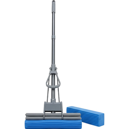 Rglwx Double Roller PVA Sponge Mop with Pull Lever Graphite Blue - Product view